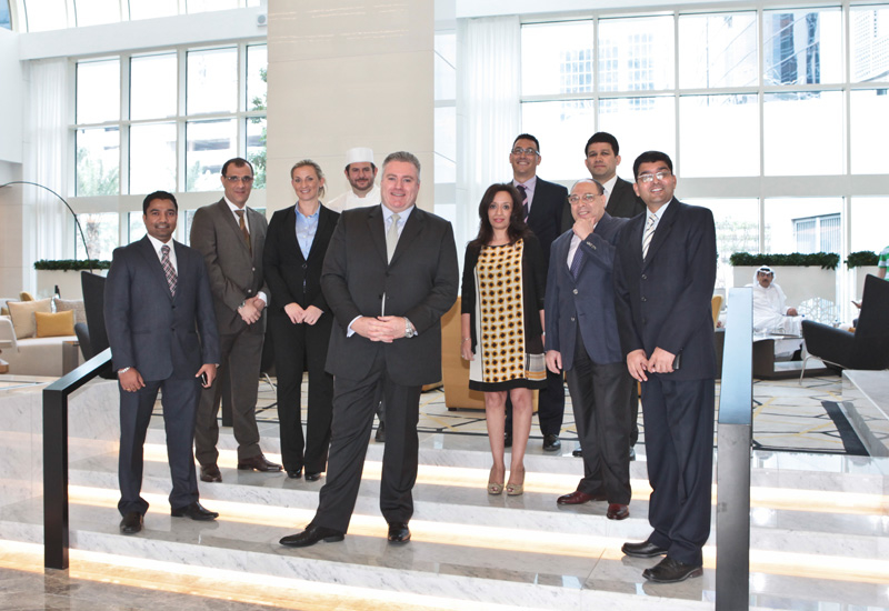 From left to right: Kiran Kumar, director of PR and marketing; Mahmoud Abulwafa, area director of human resources; Christina Bowen, director of food and beverage; Justin Galea, executive chef; Shaun Parsons, general manager; Matt Griffis, director of rooms; Arjun Dsouza, director of revenue; Mai Nassar, area director of sales and marketing; Osman Abdelrasek, director of finance; Raghuraj Sawhney, director of engineering. From left to right: Kiran Kumar, director of PR and marketing; Mahmoud Abulwafa, area director of human resources; Christina Bowen, director of food and beverage; Justin Galea, executive chef; Shaun Parsons, general manager; Matt Griffis, director of rooms; Arjun Dsouza, director of revenue; Mai Nassar, area director of sales and marketing; Osman Abdelrasek, director of finance; Raghuraj Sawhney, director of engineering.