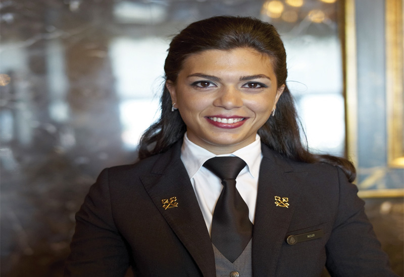 Four Seasons Hotel Beirut concierge supervisor Nour Kanaan. Four Seasons Hotel Beirut concierge supervisor Nour Kanaan.