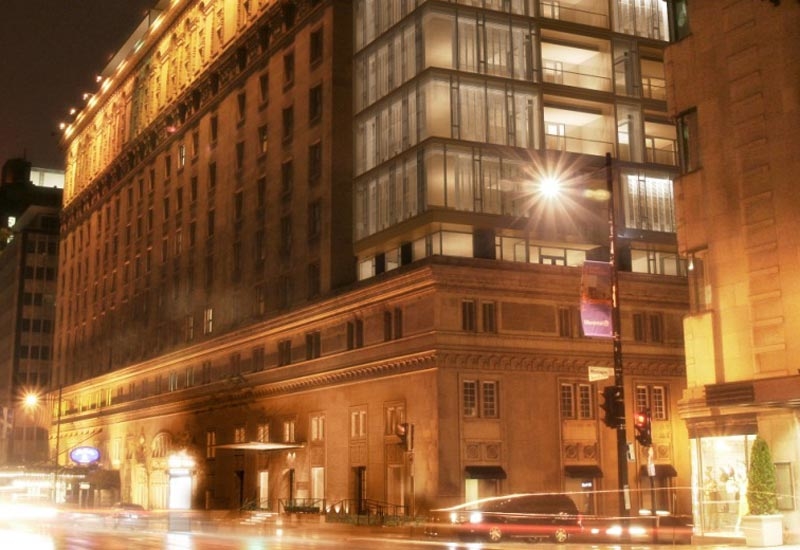 Facade of the Ritz Carlton Montreal Facade of the Ritz Carlton Montreal