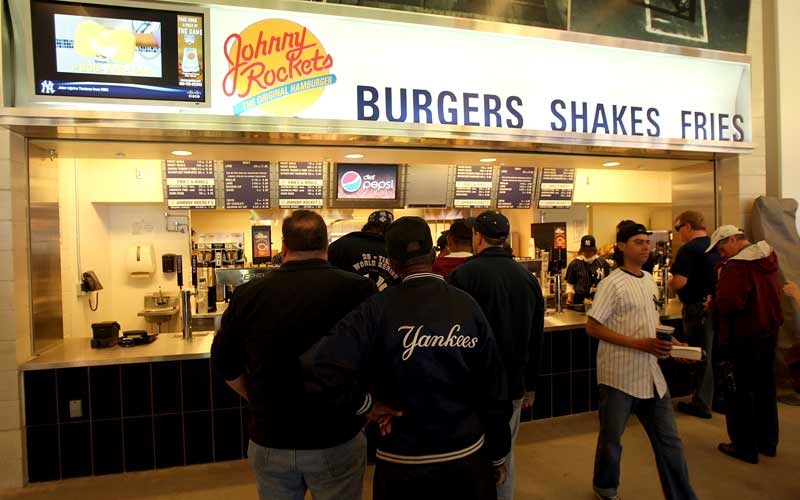 Johnny Rockets is a popular American chain. Johnny Rockets is a popular American chain.