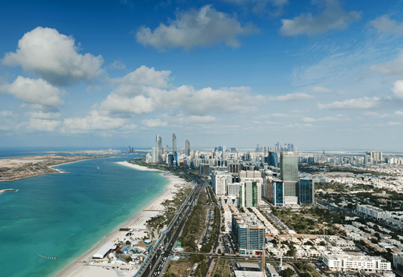 The beach view from St. Regis Abu Dhabi. The beach view from St. Regis Abu Dhabi.