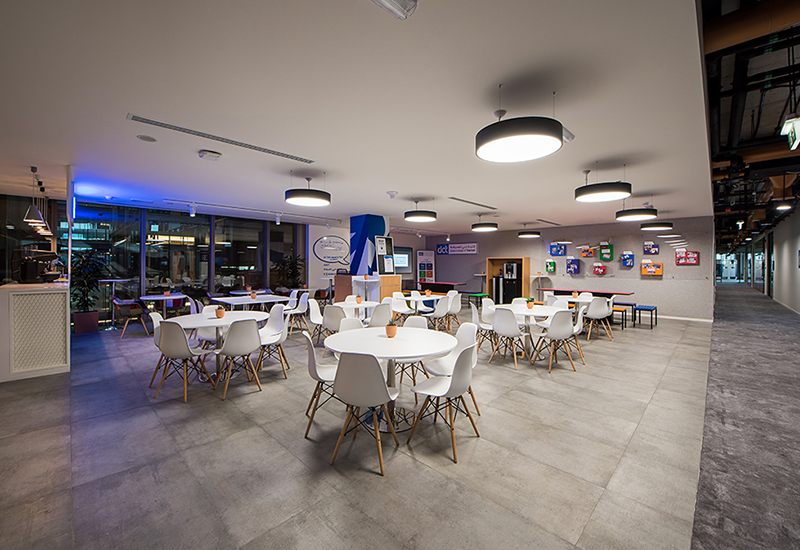 Student lounge at the new Dubai College of Tourism Student lounge at the new Dubai College of Tourism