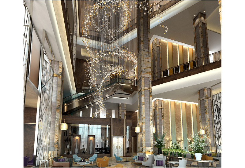 Rendering of the lobby Rendering of the lobby