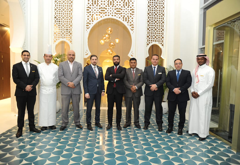 The Shaza Riyadh opening team. The Shaza Riyadh opening team.
