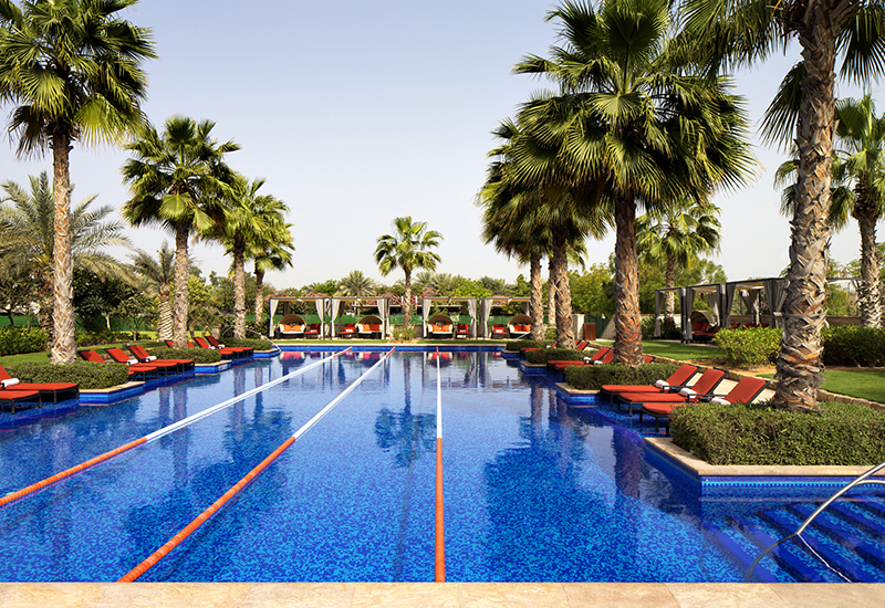 The lap pool at The Westin Abu Dhabi The lap pool at The Westin Abu Dhabi
