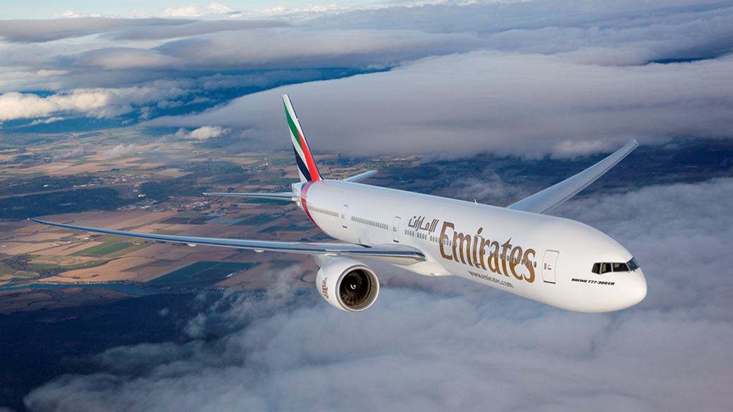 Emirates 777300ER Air to Air Emirates 777300ER Air to Air