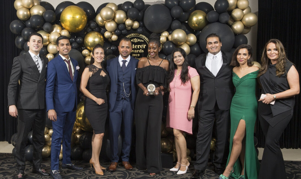 The team picked up the award at the JW Marriott Marquis from Les Simmon, managing director at TSSC The team picked up the award at the JW Marriott Marquis from Les Simmon, managing director at TSSC