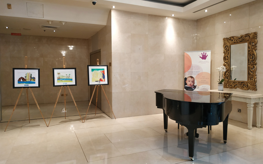 Emirates Down Syndrome Association exhibits paintings made by children of determination at Crowne Plaza Dubai, with all sale proceeds going to the young artists Emirates Down Syndrome Association exhibits paintings made by children of determination at Crowne Plaza Dubai, with all sale proceeds going to the young artists