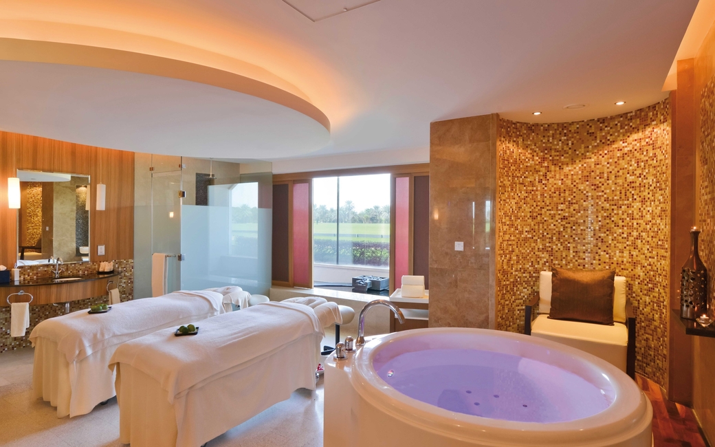 Samāna Spa offers treatments and facilities such as a steam room, sauna, ice room, cold plunge room, heated stone beds and a relaxation room Samāna Spa offers treatments and facilities such as a steam room, sauna, ice room, cold plunge room, heated stone beds and a relaxation room