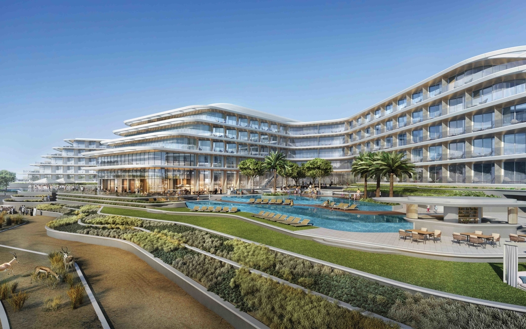 The property comprises three outdoor temperature-controlled swimming pools The property comprises three outdoor temperature-controlled swimming pools