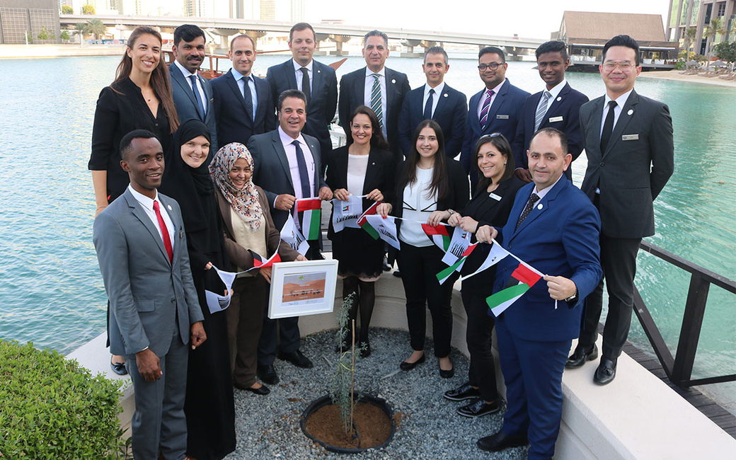 Staff members took part in the “Give a Ghaf” initiative Staff members took part in the “Give a Ghaf” initiative