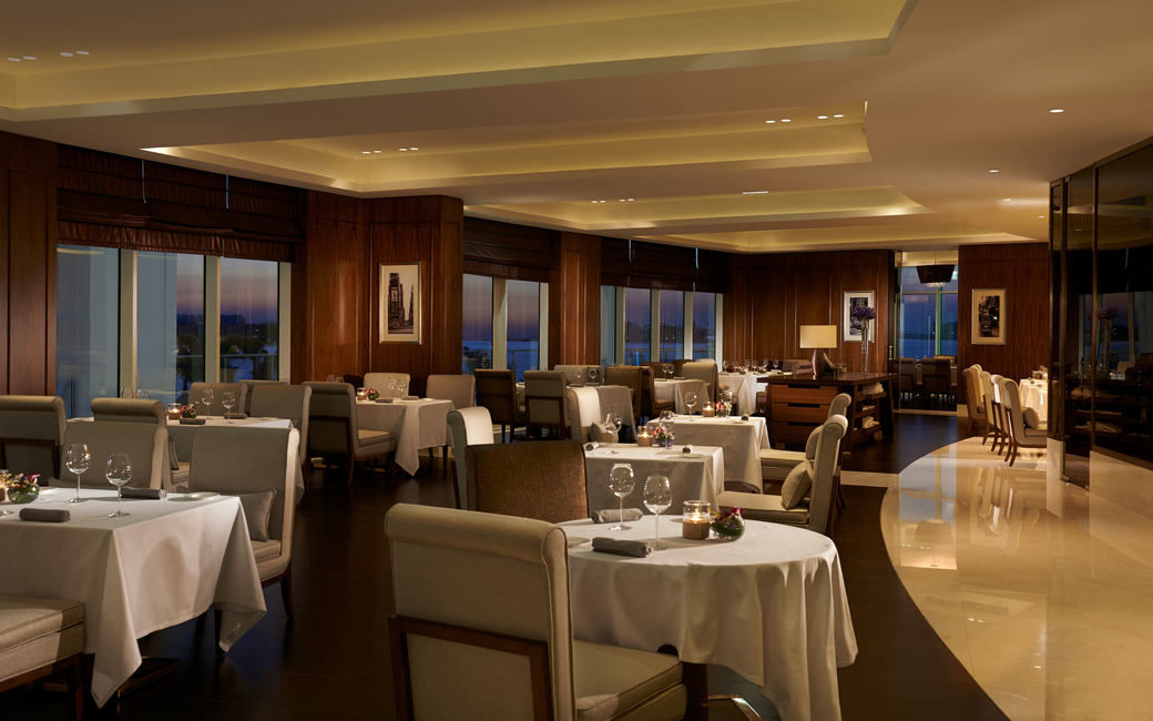 The six dining venues include Social by Heinz Beck, a restaurant that serves Italian dishes prepared by three-star Michelin chef Heinz Beck who is a master of modern gastronomy The six dining venues include Social by Heinz Beck, a restaurant that serves Italian dishes prepared by three-star Michelin chef Heinz Beck who is a master of modern gastronomy