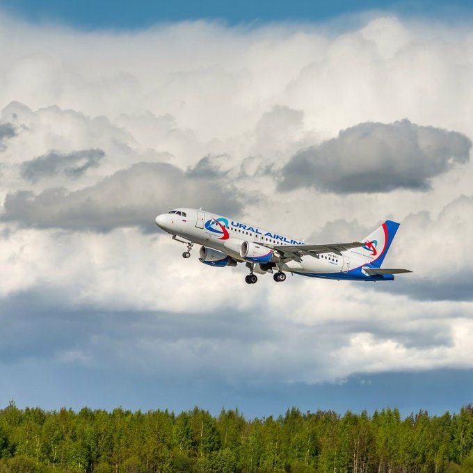 The plane hit the birds as it took off from Moscow’s Zhukovsky, in Crimea. Image used for illustrative purpose only. Image courtesy: Ural Airlines/Twitter The plane hit the birds as it took off from Moscow’s Zhukovsky, in Crimea. Image used for illustrative purpose only. Image courtesy: Ural Airlines/Twitter