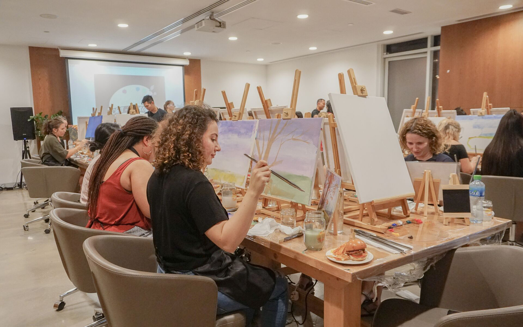 Paint sessions at TRYP by Wyndham Dubai Paint sessions at TRYP by Wyndham Dubai
