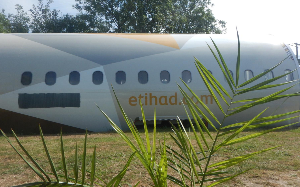The airbus is a nine-unit Apple Campsite in Pembrokeshire, Wales The airbus is a nine-unit Apple Campsite in Pembrokeshire, Wales