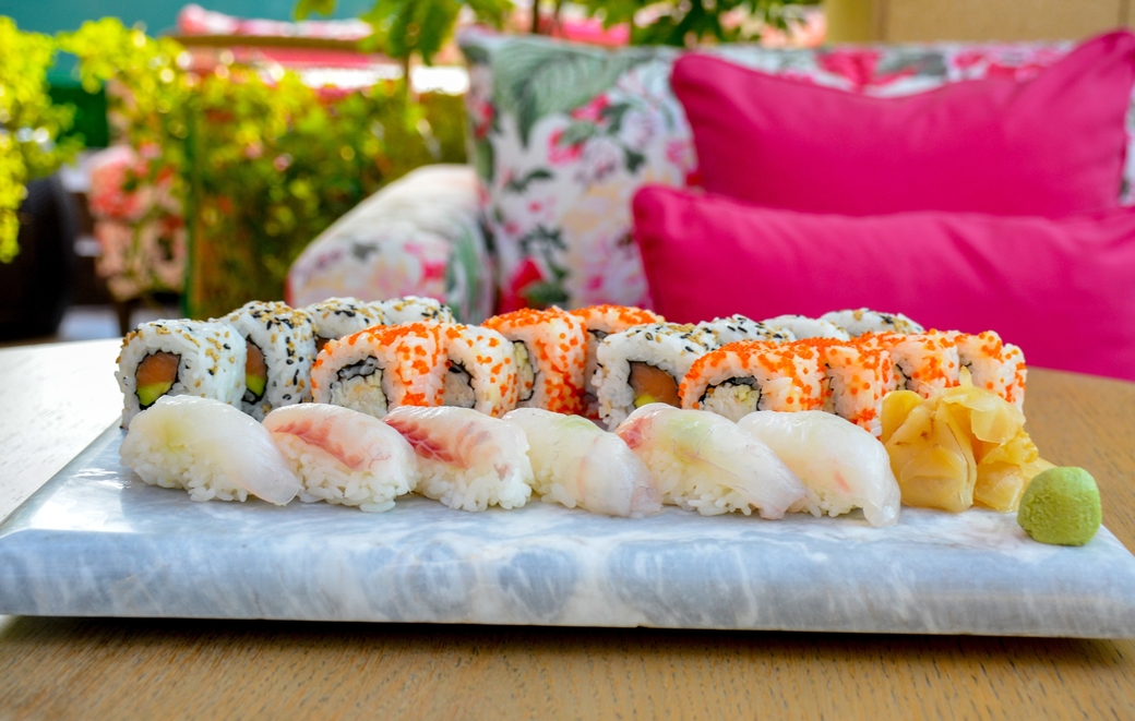 Sushi at The Merchant House, Bahrain.
Sushi at The Merchant House, Bahrain.