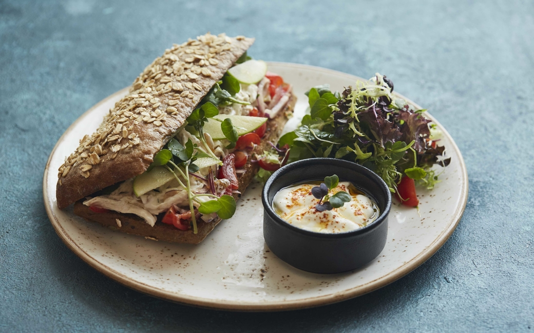 The property’s Spike Bar has also launched a revamped menu that features international dishes including Asian flaked salmon salad with mixed greens The property’s Spike Bar has also launched a revamped menu that features international dishes including Asian flaked salmon salad with mixed greens