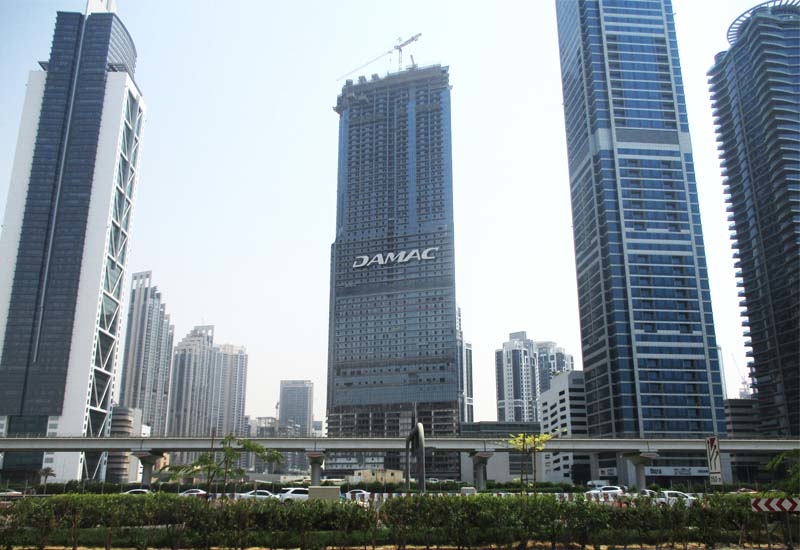 Currently, more than 80% of the tower’s external façade and casting work of the infinity pool has been completed Currently, more than 80% of the tower’s external façade and casting work of the infinity pool has been completed