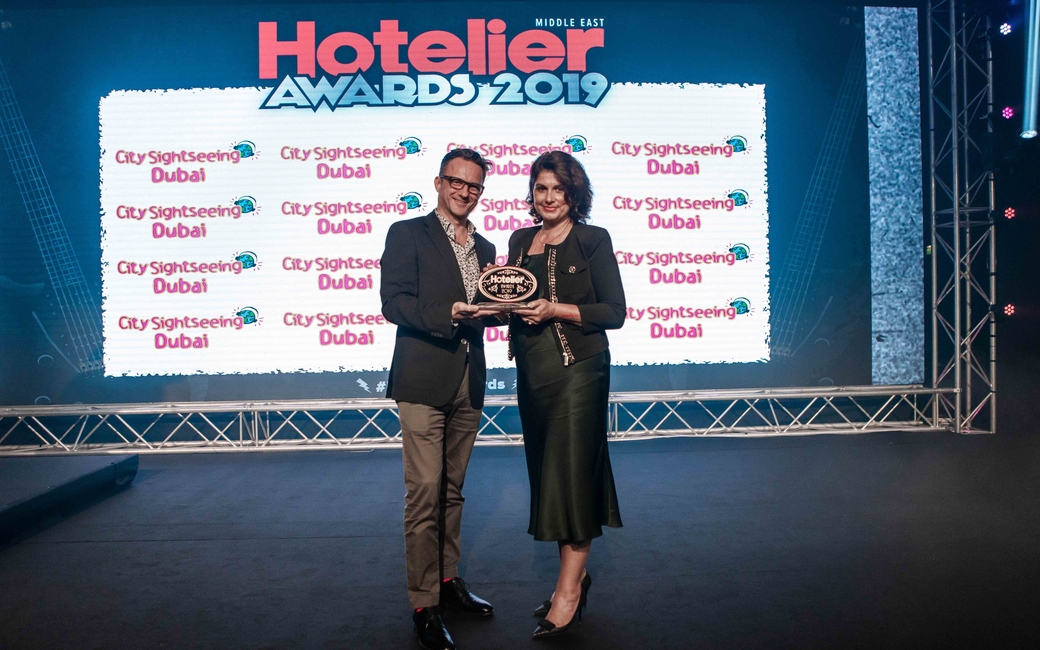 This year, Mohammad Al Khsabah from Movenpick Resort Petra picks up the Concierge/Guest Services Person of the Year award. Unfortunately he wasn't there to receive his award so his team picked it up for him This year, Mohammad Al Khsabah from Movenpick Resort Petra picks up the Concierge/Guest Services Person of the Year award. Unfortunately he wasn't there to receive his award so his team picked it up for him