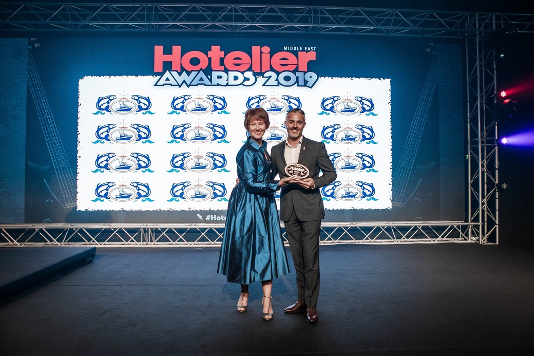 Daniel Follett at the Hotelier Awards 2019 Daniel Follett at the Hotelier Awards 2019