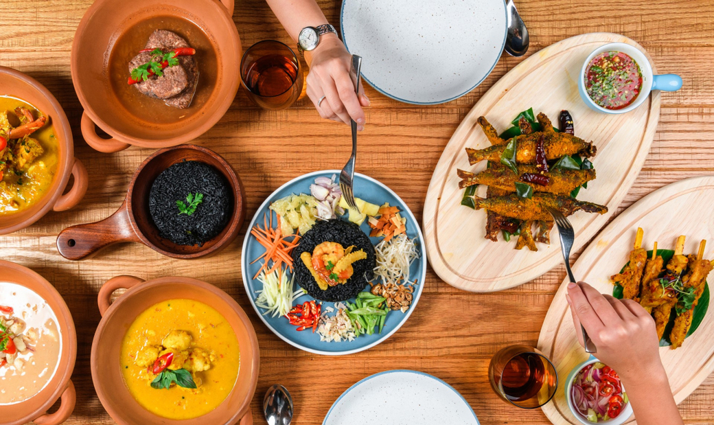 The menu is priced at AED129 for a sharing menu for two The menu is priced at AED129 for a sharing menu for two