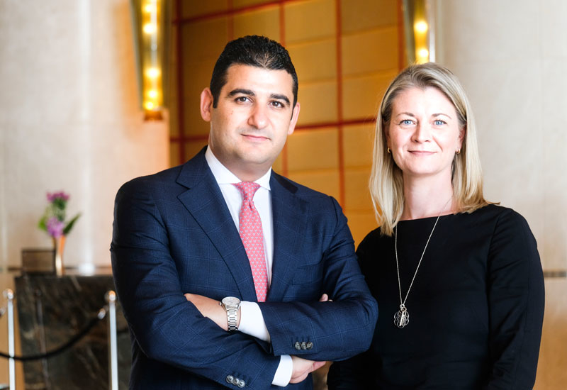 (L-R) Karim Abdelhamid and Marieke Schellen (L-R) Karim Abdelhamid and Marieke Schellen