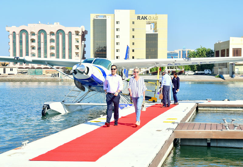 Priced at AED 1,295 per person, each seaplane holds six to eight guests Priced at AED 1,295 per person, each seaplane holds six to eight guests