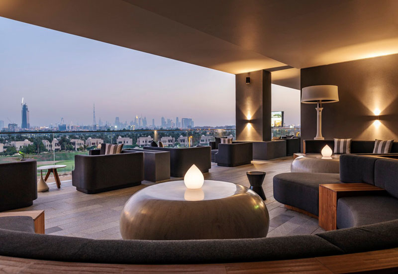 The hotel's shisha lounge The hotel's shisha lounge
