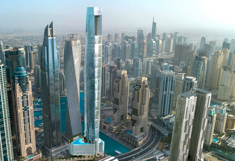 A render of Ciel, hoped to be the world's tallest hotel upon completion A render of Ciel, hoped to be the world's tallest hotel upon completion