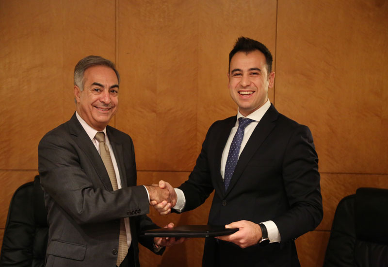 Samir Jaieb, CEO of Groupe Alliance and Feras Hasbini, director of development of MENA in Hilton
Samir Jaieb, CEO of Groupe Alliance and Feras Hasbini, director of development of MENA in Hilton