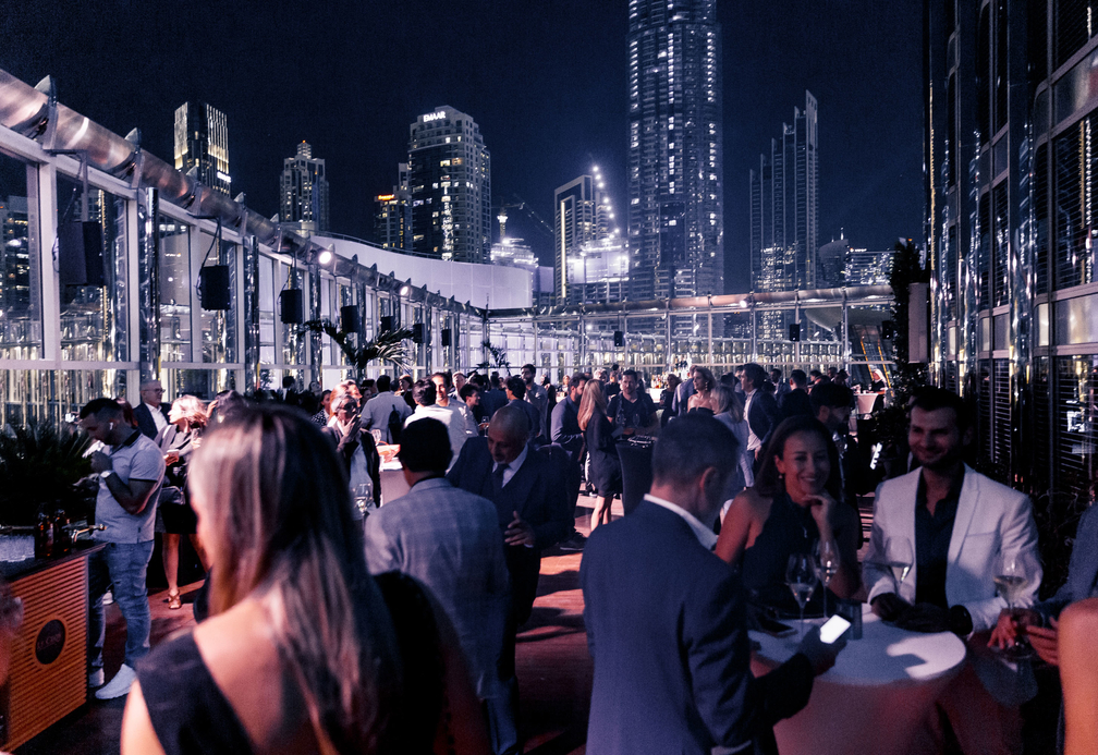 The outdoor space at 3BK is Burj Khalifa's larget terrace The outdoor space at 3BK is Burj Khalifa's larget terrace
