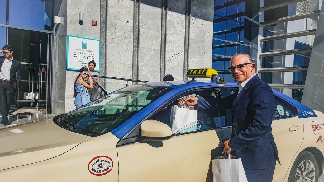 Through this initiative, Millennium Place Barsha Heights educated taxi drivers about the hotel’s location Through this initiative, Millennium Place Barsha Heights educated taxi drivers about the hotel’s location