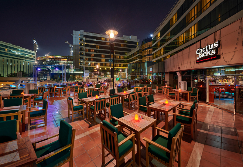 The restaurant serves cocktails such as frozen margaritas and mojitos The restaurant serves cocktails such as frozen margaritas and mojitos