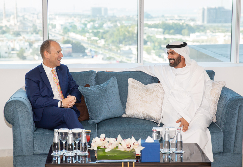 Mark Willis & H.E. Eng. Essa Al Maidoor Mark Willis & H.E. Eng. Essa Al Maidoor