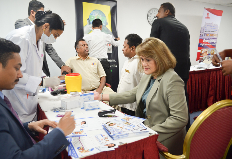 The camp also provided tests for BP, blood sugar, BMI, body composition and cholesterol levels The camp also provided tests for BP, blood sugar, BMI, body composition and cholesterol levels
