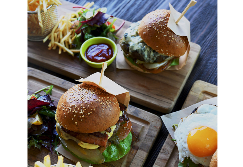 The Six Nations burgers will be served from February 1 to March 14 The Six Nations burgers will be served from February 1 to March 14