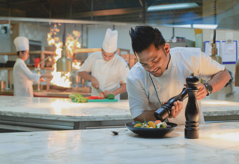 Dishes include seafood paella, braised beef ribs or caramelised crema Catalana Dishes include seafood paella, braised beef ribs or caramelised crema Catalana