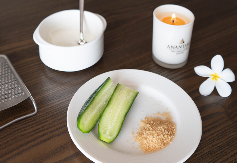 Face mask ideas include mixing yoghurt, cucumber and brown sugar Face mask ideas include mixing yoghurt, cucumber and brown sugar