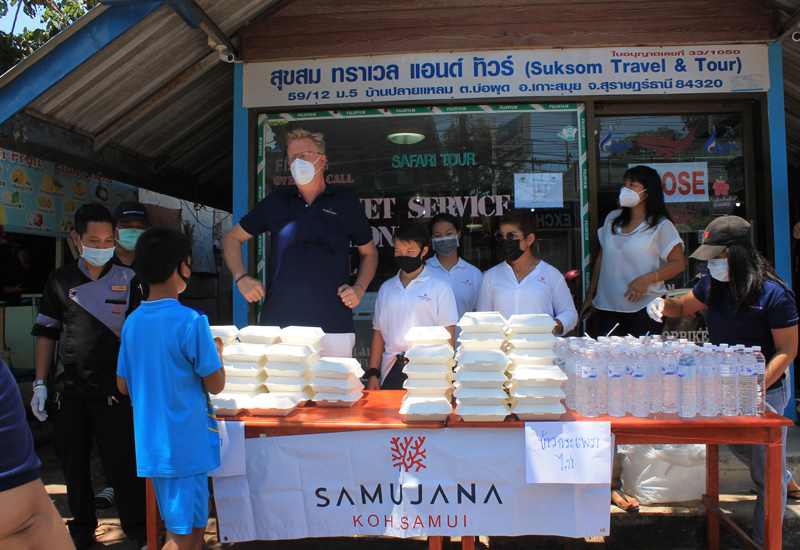 The staff at Samujana are helping to provide for those in need The staff at Samujana are helping to provide for those in need