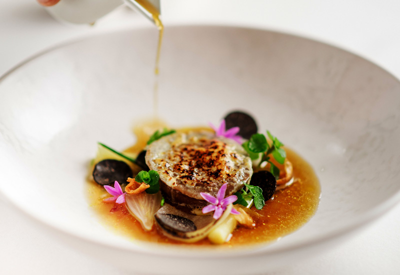 Smoked potato and egg yolk ravioli Smoked potato and egg yolk ravioli