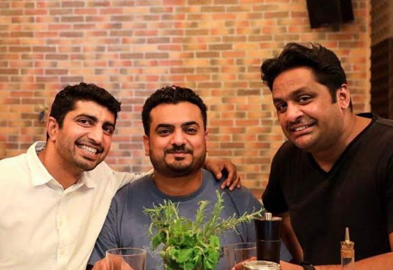 Abdul Hakim (middle) with his fellow co-owners Abdul Hakim (middle) with his fellow co-owners