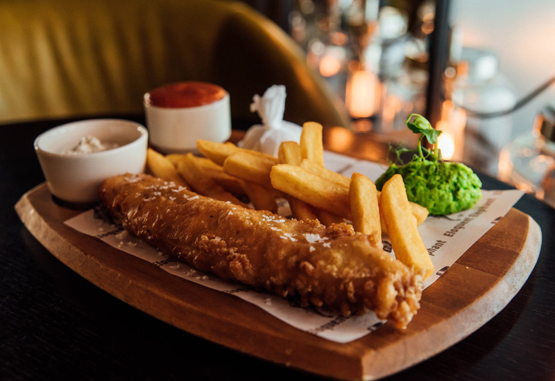 Fish and chips is on the menu Fish and chips is on the menu