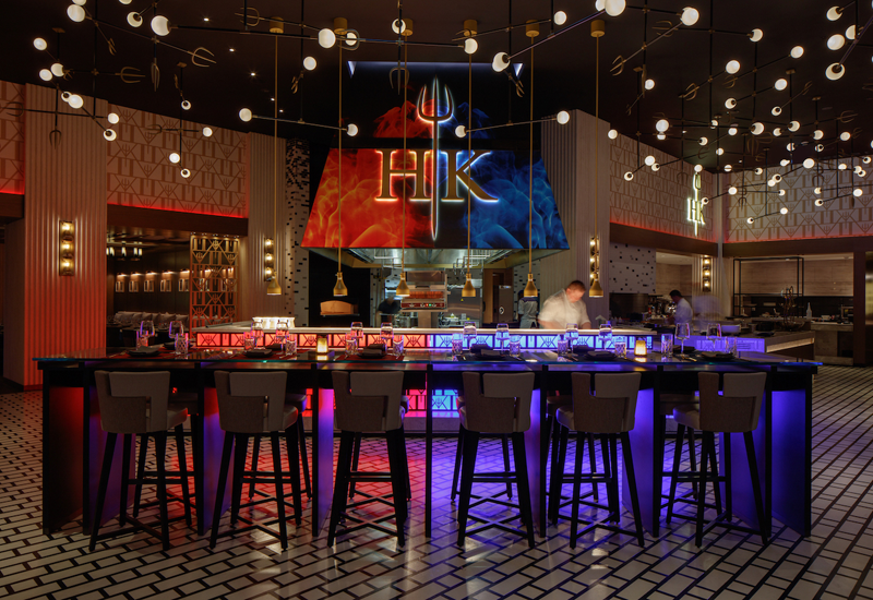 Hell's Kitchen is themed on the popular TV show Hell's Kitchen is themed on the popular TV show