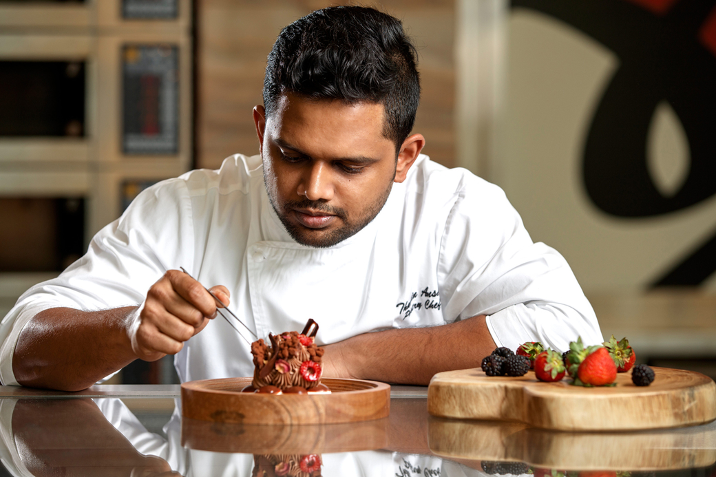 Day in the Life Thamim Ansari, pastry chef at Andaz Dubai The Palm