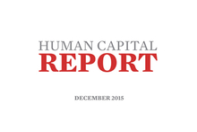 Human Capital Report 2015 Human Capital Report 2015